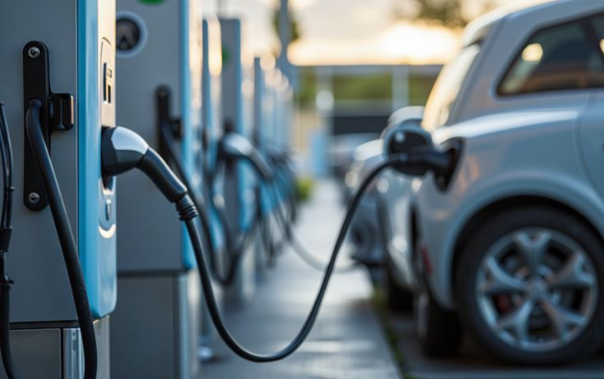 Delivery fleet EV charger installation in Dubai by Qvolt