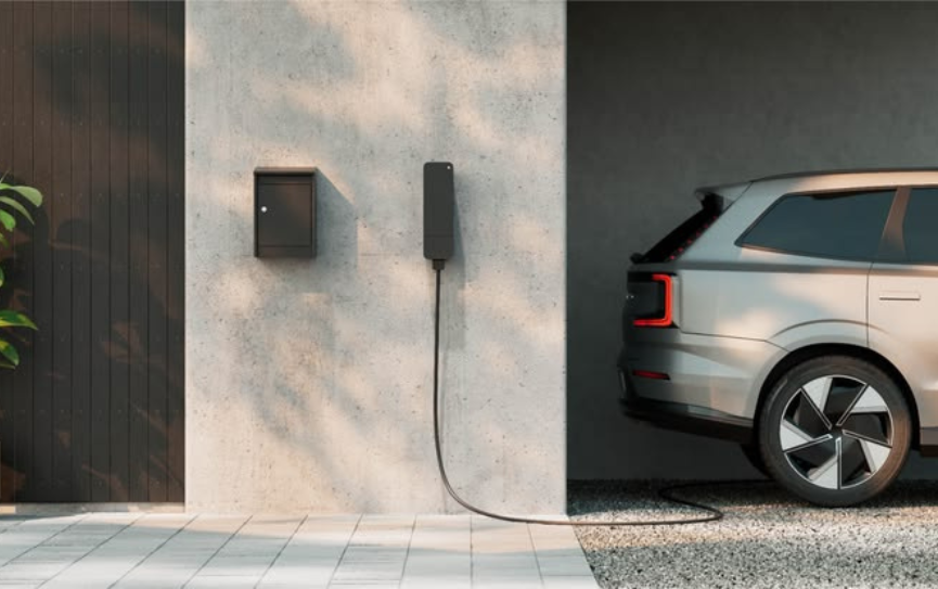 Qvolt Smart AC EV Charger 7kW 11kW 22kW – Floor Mounted EV Charging Station UAE